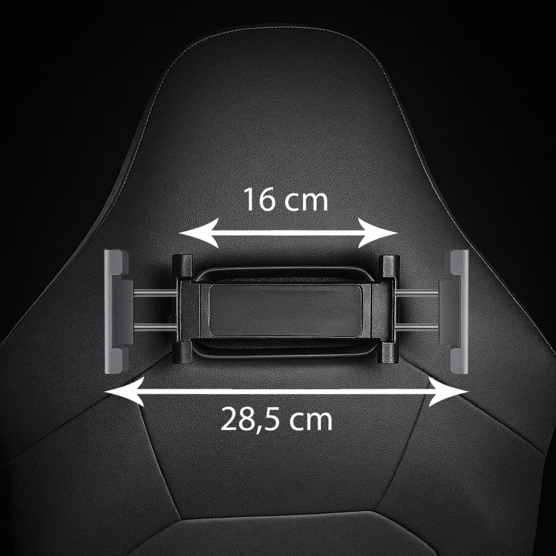 Tablet Holder - Volkswagen Tiguan 2nd Generation Seats view 3